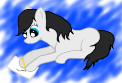Size: 1048x712 | Tagged: safe, artist:hiry, oc, oc only, oc:bright wing, earth pony, pony, female, mare, pencil