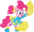 Size: 6406x6000 | Tagged: safe, artist:yetioner, idw, pinkie pie, earth pony, pony, g4, absurd resolution, cheerleader, cheerleader pinkie, clothes, cute, diapinkes, female, idw showified, pom pom, shoes, simple background, socks, solo, transparent background, vector