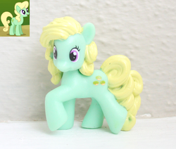 Size: 1051x892 | Tagged: safe, apple honey, earth pony, pony, g4, apple family, apple family member, background pony, blind bag, comparison, irl, photo, toy