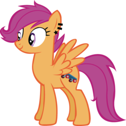 Size: 520x522 | Tagged: safe, artist:schwarzekatze4, scootaloo, g4, alternate cutie mark, alternate universe, awesome in hindsight, harmony-verse, simple background, transparent background, vector