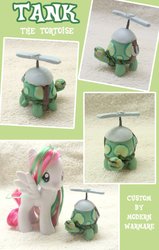 Size: 714x1120 | Tagged: safe, artist:modern-warmare, blossomforth, tank, g4, customized toy, irl, photo, sculpture, toy