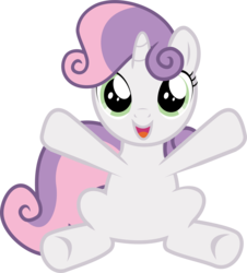 Size: 2841x3137 | Tagged: safe, artist:loboguerrero, sweetie belle, g4, cute, diasweetes, female, filly, hug, simple background, transparent background, vector