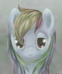 Size: 1600x1905 | Tagged: safe, artist:spikedmauler, rainbow dash, pegasus, pony, g4, sad, solo