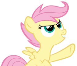 Size: 1000x856 | Tagged: artist needed, safe, color edit, fluttershy, scootaloo, g4, palette swap, simple background, transparent background, vector