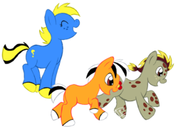 Size: 2048x1536 | Tagged: safe, artist:redflamekitty44, dory, finding nemo, nemo, ponified, squirt