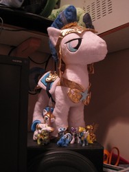Size: 1095x1460 | Tagged: artist needed, safe, irl, photo, plushie, royal guard, toy
