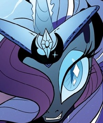 Size: 470x561 | Tagged: safe, idw, official comic, nightmare rarity, g4, spoiler:comic, spoiler:comic07, nightmare rarity (arc), possessed, solo