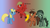 Size: 1106x630 | Tagged: safe, artist:pinkyphantom, earth pony, pegasus, pony, unicorn, cars (pixar), flo (cars), horn, lightning mcqueen, pixar, ponified, sally carrera, tow mater