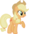 Size: 5299x6223 | Tagged: safe, artist:lilcinnamon, applejack, g4, .psd available, absurd resolution, female, raised hoof, simple background, solo, transparent background, vector