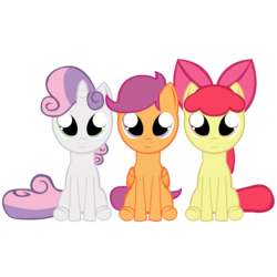 Size: 6000x6000 | Tagged: safe, artist:gatesmccloud, apple bloom, scootaloo, sweetie belle, g4, absurd resolution