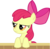 Size: 6167x6095 | Tagged: safe, artist:itchykitchy, apple bloom, earth pony, pony, g4, absurd resolution, apple bloom is not amused, apple bloom's bow, bow, female, filly, foal, frown, hair bow, simple background, solo, transparent background, unamused, vector