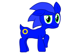 Size: 800x600 | Tagged: safe, artist:snowzahedghog, pony, male, ponified, simple background, solo, sonic the hedgehog, sonic the hedgehog (series), transparent background