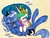 Size: 1105x832 | Tagged: safe, artist:newyorkx3, princess celestia, princess luna, g4, adorable face, belly up, bellyrubs, big grin, crown, cute, cutelestia, cuteness overload, daaaaaaaaaaaw, dialogue, eyes closed, grin, jewelry, laughing, lunabetes, regalia, royal sisters, s1 luna, sibling bonding, sibling teasing, signature, smiling, tickling, ticklish tummy, traditional art