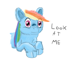 Size: 515x424 | Tagged: safe, artist:smokeydops, rainbow dash, pony, g4, female, only the dead can know peace from this evil, portrait, solo