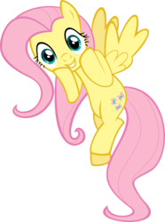 Size: 6223x8368 | Tagged: safe, artist:flizzick, fluttershy, pegasus, pony, g4, season 2, secret of my excess, absurd resolution, female, simple background, solo, transparent background, vector