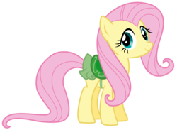 Size: 8192x5987 | Tagged: safe, artist:thatguy1945, fluttershy, pegasus, pony, g4, absurd resolution, female, looking at you, mare, saddle, simple background, solo, standing, tack, transparent background, vector