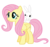 Size: 5000x4700 | Tagged: safe, artist:austiniousi, angel bunny, fluttershy, absurd resolution, simple background, transparent background, vector