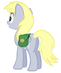 Size: 3000x3600 | Tagged: safe, artist:boneswolbach, derpy hooves, pegasus, pony, g4, .svg available, butt, female, looking up, mare, plot, saddle bag, simple background, svg, transparent background, vector