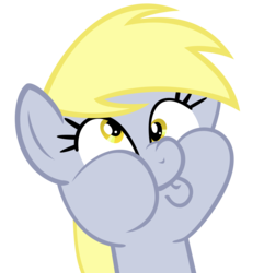 Size: 10000x10363 | Tagged: safe, artist:that guy in the corner, derpy hooves, pegasus, pony, g4, absurd resolution, dashface, female, mare, puffy cheeks, simple background, transparent background, vector