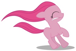 Size: 6000x4000 | Tagged: safe, artist:blackm3sh, pinkie pie, earth pony, pony, g4, female, filly, pinkamena diane pie, simple background, solo, transparent background, vector, younger