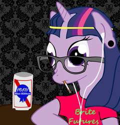 Size: 600x625 | Tagged: safe, twilight sparkle, g4, glasses, hipster, smoking