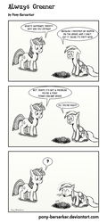 Size: 1300x2700 | Tagged: safe, artist:pony-berserker, derpy hooves, twilight sparkle, pegasus, pony, unicorn, comic:always greener, g4, 2013, asking, chomp, chomping, comforting, comic, confused, crying, cute, dialogue, dirty, duo, duo female, eating, english, female, food, frown, furry reminder, giving advice, grass, grayscale, grazing, happy, herbivore, horses doing horse things, humor, mare, misunderstanding, monochrome, muffin, nom, onomatopoeia, outdoors, question mark, realising, relieved, sad, simple background, sitting, standing, suggesting, talking, teary eyes, wat