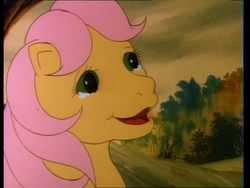 Size: 768x576 | Tagged: safe, screencap, posey, g1, my little pony 'n friends, liquid pride, tears of joy