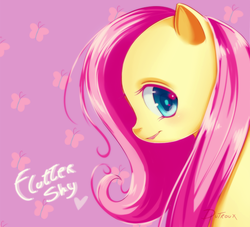 Size: 660x600 | Tagged: safe, artist:dutroux, fluttershy, pony, g4, female, portrait, solo