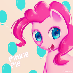 Size: 600x600 | Tagged: safe, artist:dutroux, pinkie pie, earth pony, pony, g4, female, portrait, solo