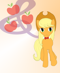 Size: 1000x1200 | Tagged: safe, applejack, octavia melody, g4, alternate hairstyle, loose hair