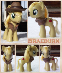 Size: 799x932 | Tagged: safe, artist:phasingirl, braeburn, g4, customized toy