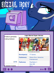 Size: 563x769 | Tagged: safe, princess luna, gamer luna, g4, exploitable meme, tv meme