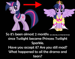 Size: 1040x827 | Tagged: safe, twilight sparkle, alicorn, pony, g4, adventure in the comments, alicorn drama, female, mare, twilight sparkle (alicorn)