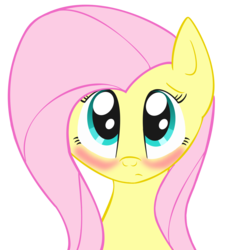 Size: 1700x1700 | Tagged: safe, artist:agussska, fluttershy, g4, blushing, solo