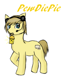 Size: 2424x2999 | Tagged: safe, artist:fanpegasister, brofist, pewdiepie, ponified