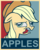 Size: 900x1126 | Tagged: safe, artist:fluffytuzki, applejack, earth pony, pony, g4, female, hope poster, poster, propaganda, shepard fairey, solo