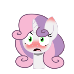 Size: 2500x2500 | Tagged: safe, artist:labet1001, sweetie belle, g4, blushing, embarrassed, simple background, solo, teenage crusaders answers, teenager, transparent background, vector