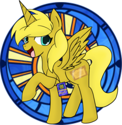 Size: 860x881 | Tagged: safe, artist:darkdreamingblossom, oc, oc only, oc:ticket, alicorn, pony, alicorn oc, solo