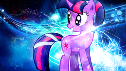 Size: 1920x1080 | Tagged: safe, artist:signumde, twilight sparkle, pony, g4, crystallized, female, solo, wallpaper