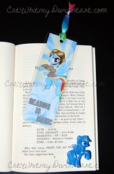 Size: 491x750 | Tagged: safe, rainbow dash, pony, g4, blind bag, bookmark, irl, merchandise, photo, solo, toy