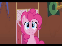 Size: 400x300 | Tagged: safe, edit, edited screencap, screencap, pinkie pie, earth pony, pony, g4, too many pinkie pies, animated, don't blink, female, mare, scp foundation, scp-173, this will end in death