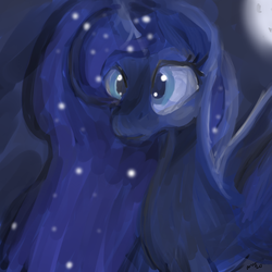 Size: 1000x1000 | Tagged: safe, artist:mmmph-stahp-kiss, princess luna, pony, g4, female, portrait, solo