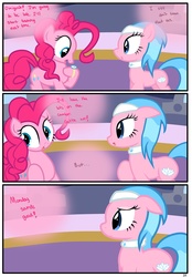 Size: 1741x2500 | Tagged: safe, artist:pyruvate, aloe, pinkie pie, comic:the usual, g4, comic