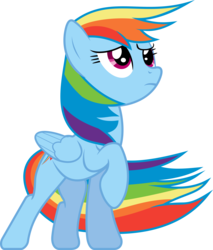 Size: 4442x5207 | Tagged: safe, artist:uxyd, rainbow dash, pegasus, pony, g4, absurd resolution, simple background, solo, transparent background, vector, windswept mane