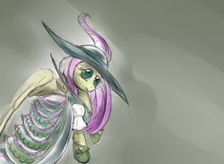 Size: 2750x2017 | Tagged: safe, artist:viwrastupr, fluttershy, pony, g4, clothes, dress, female, gala dress, solo