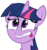 Size: 2661x2823 | Tagged: safe, artist:dentist73548, twilight sparkle, a bird in the hoof, g4, reaction image, simple background, transparent background, vector