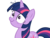 Size: 1531x1171 | Tagged: safe, artist:dentist73548, twilight sparkle, pony, unicorn, g4, female, reaction image, simple background, solo, transparent background, unicorn twilight, vector