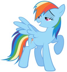 Size: 5800x6281 | Tagged: safe, artist:dentist73548, rainbow dash, pegasus, pony, g4, absurd resolution, female, mare, simple background, solo, transparent background, vector