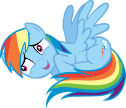 Size: 5031x4332 | Tagged: safe, artist:rainbowcrab, rainbow dash, pegasus, pony, g4, sonic rainboom (episode), absurd resolution, reaction image, simple background, solo, sonic rainboom, transparent background, vector