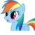 Size: 3975x3951 | Tagged: safe, artist:rainbowcrab, rainbow dash, pegasus, pony, g4, my little pony: friendship is magic, party of one, female, mare, simple background, solo, transparent background, vector